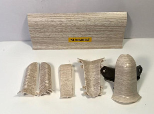 Плинтус Плинтус Ideal Comfort 55mm Ясень светлый 254 фото 1 | FLOORDEALER